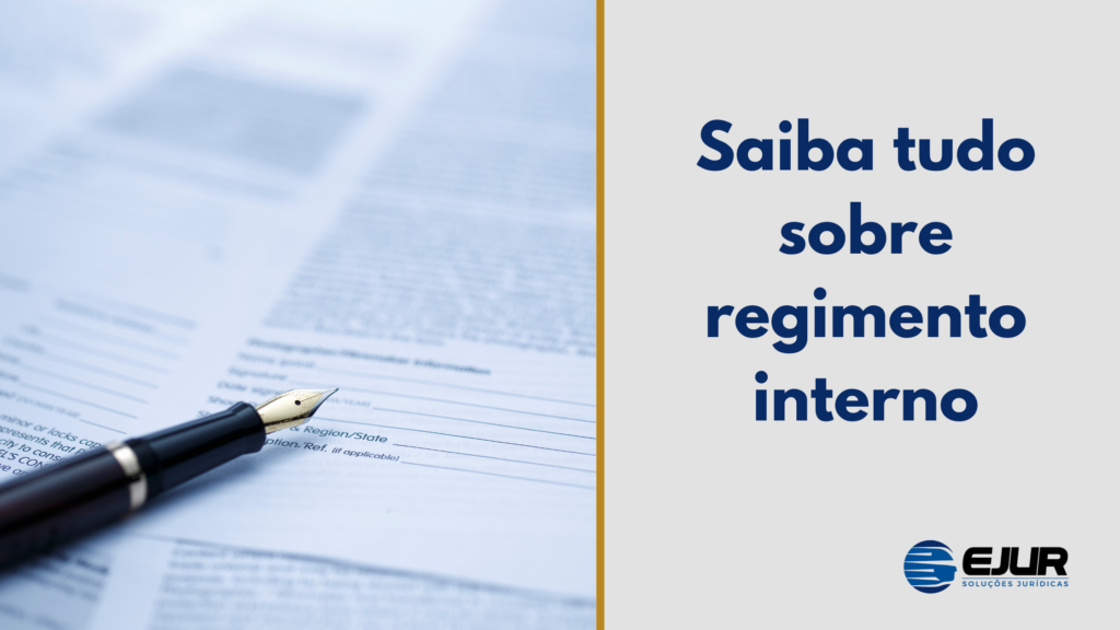 regimento interno ejur